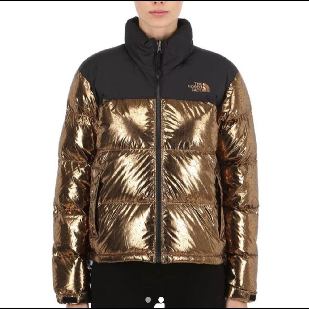 The North Face 1996 Retro Nuptse Jacket In Gold